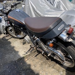 ヤマハSR400 カフェ　75000km キック1発の画像