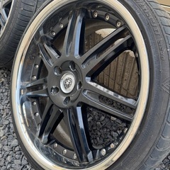 クリムゾン　CL28 19インチホイール　ひっぱりタイヤ
の画像