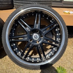 クリムゾン　CL28 19インチホイール　ひっぱりタイヤ
の画像