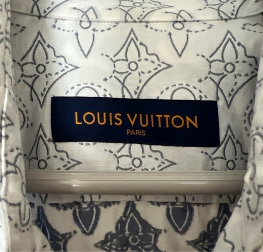 LOUIS VUITTON 長袖シャツ ホワイト モノグラム
