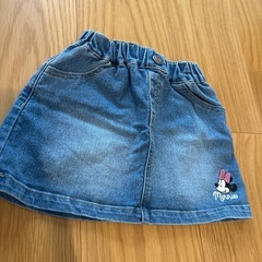 ミニーちゃんデニムスカート