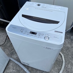 【動作ok】 SHARP  シャープ　洗濯機　5.5kg