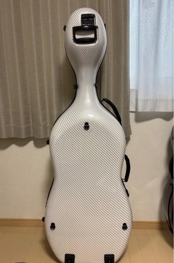 チェロ用ハードケース チェロ用ハードケース ブラウン 傷有 金具調整可