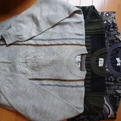 紳士服　セーター　いろいろの画像