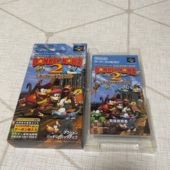 空箱　スーパーファミコン スーパードンキーコング2