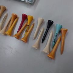 ゴルフティー　セット（中古）ボールマーカー１個の画像