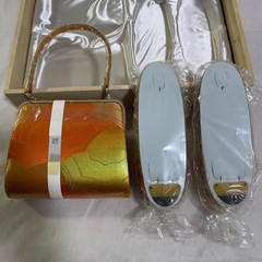 佐賀錦　草履、バッグセットの画像