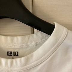 【北浜引き渡し】UNIQLO ホワイト ロングTシャツの画像