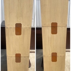 W（0329u1）桐箪笥　和箪笥 整理箪笥 桐タンス　伝統工芸品　漆塗 着物収納　古民具　時代家具　一宮市　引取歓迎の画像