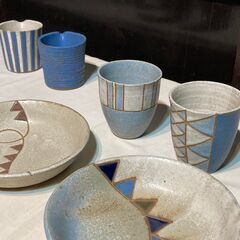 4/8～22　普賢寺麗・出射茂　陶芸と絵画の作品展＠印西市…