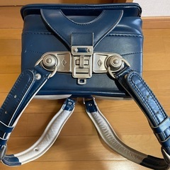 ⭐️ バンビ鞄工房製 ブルーランドセル 中古品⭐️⭐️の画像
