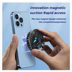 スマホ冷却器 スマホ冷却クーラー スマホ冷却ファン 磁気式 USB給電 静音の画像