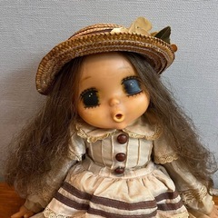 セキグチ マドモアゼル ジェジェ 人形 ソフビ おしゃぶり人形 着せ替え人形 レトロ 全長40cm ヴィンテージ 当時物の画像