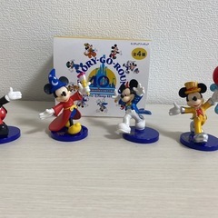 【40周年】ミッキーマウス フィギュアセット＋ぬいぐるみの画像