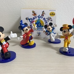 【40周年】ミッキーマウス フィギュアセット＋ぬいぐるみの画像