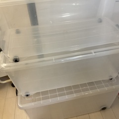 透明衣装ケース5個