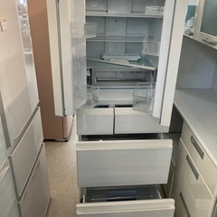 K2503-605 配送不可 Panasonic 冷蔵庫 NR-489HPX-W 2023年製 キズ汚れ有りの画像