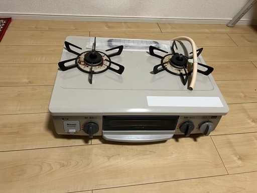 リンナイ　二口ガスコンロ　都市ガス
