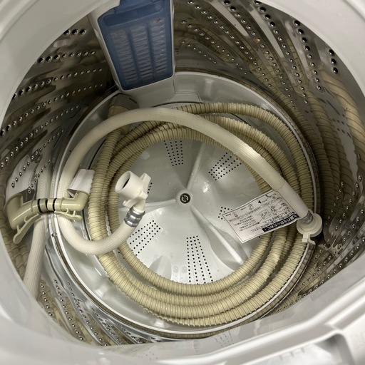 【Panasonic/パナソニック】洗濯機 6kg 家電　ホワイト　白