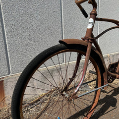 アンティーク自転車の画像