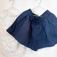 👧👚👗🩳140cmワンピース&トップス&ボトムス&肌着9点set!!中古品まとめ売りの画像