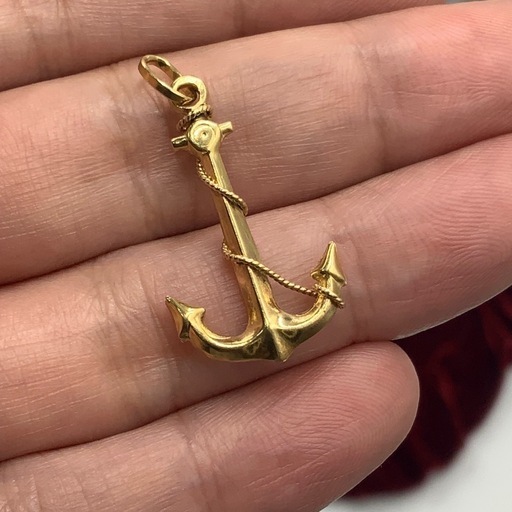 K18 碇　ペンダントトップ　2.1g