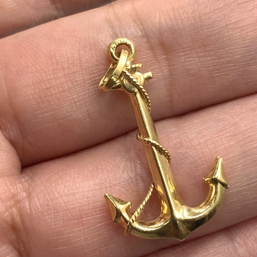 K18 碇　ペンダントトップ　2.1g