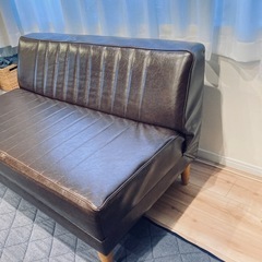 合皮カウチソファの画像