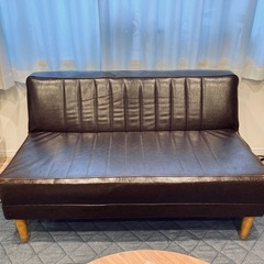 合皮カウチソファ