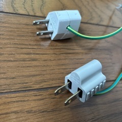 コンセント 変換 3Pプラグを2Pに変換用アダプタ の画像