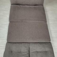 ニトリ リクライニングソファー 茶色の画像