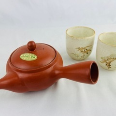 小ぶりな急須＆湯呑み2客セット 日本茶器 和食器