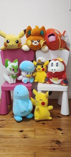ポケモンぬいぐるみ9体 (まち) 佐倉のおもちゃ《ぬいぐるみ》の