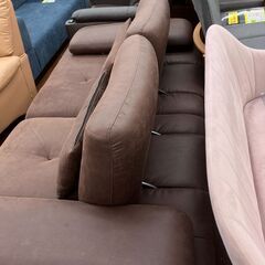 【値下げしました】大塚家具 2.5人掛けワイドソファ ソファベッド No.1899● ※現金、クレジット、スマホ決済対応の画像