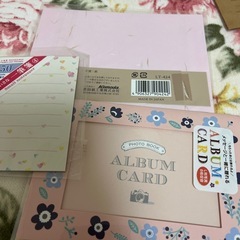 使いかけの便箋　レターセットなどの画像