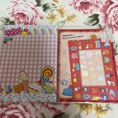 使いかけの便箋　レターセットなどの画像