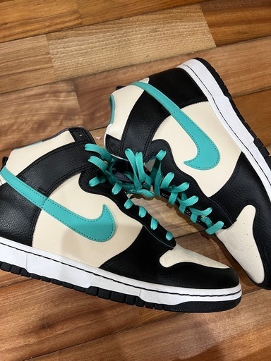 ナイキ ダンクハイレトロ EMB "Pearl White and Washed Teal"29.0cm