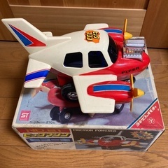 ヨネザワ玩具　ビックマシン　ヒコーキ　昭和　レトロの画像