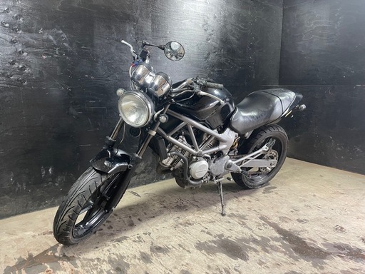 ★支払総額12.8万円★買取強化中！無料査定致します！ホンダ VTR250 黒 MC33 社外マフラー！ LEDヘッドライト！ 激安250MT！