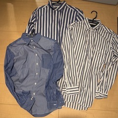 ストライプシャツ メンズ 長袖 