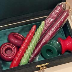 キャンドル＆キャンドル立ての画像