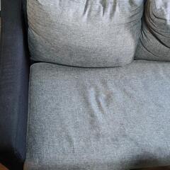 ソファ　布　カウチ付き　の画像