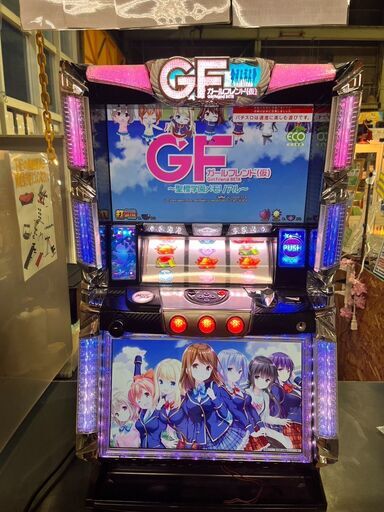 【愛品館 市原店】店頭取引のみ/オリンピア　ガールフレンド（仮）～聖櫻学園メモリアル～5号機　スロット実機