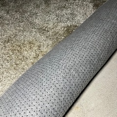 if HOME グラス ラグマット カーペット 東京インテリア スペースラグ R200cm あたたかい 軽量 グラスラグ ifhomeの画像