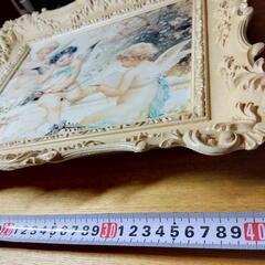 インテリア　絵画　置物　3人の天使　ロココ調　エンジェル　天使の画像