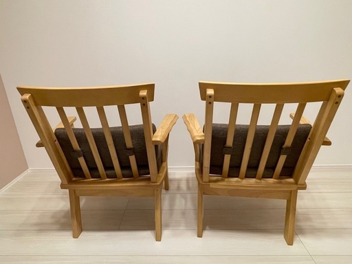 ニトリ コレクション 回転式ダイニングチェア(サザナミLBR) 2脚セット