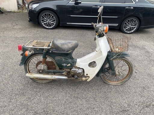 ホンダスーパーカブ50 放置不動レストアベース部品取りC50 (ゼー