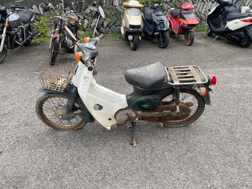 ホンダ　スーパーカブ50 放置不動　レストアベース　部品取り　C50 ホンダ スーパーカブ50 放置不動 レストアベース 部品取り C50 Yahoo