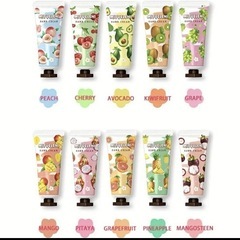 新品) MIYUELENI フルーツ ミニハンドクリーム 10本セット (SORATA