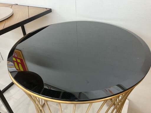 サイドテーブル ガラステーブル No.1988○ ※現金、クレジット、スマホ